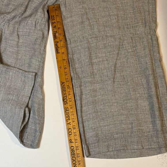 Max Studio Light Gray Relaxed Pants 24” inseam - Picture 5 of 7